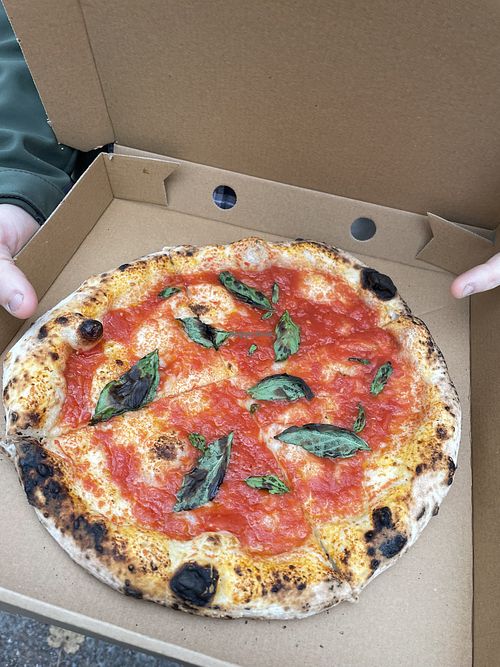 Marinara pizza   at Scottabocca in Liverpool