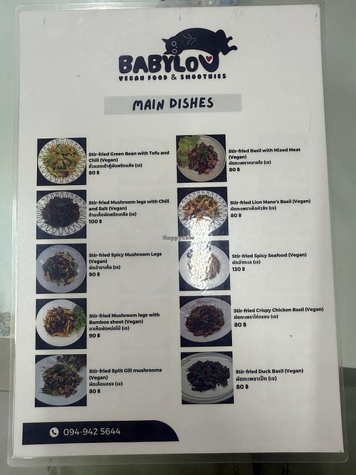   at Babylou Vegan Food & Smoothies in Pattaya