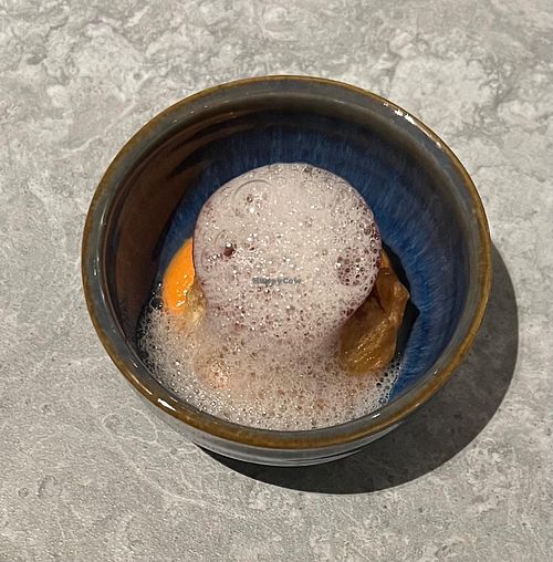 Shiitake dish at Hotel Sainte-Victoire Restaurant in Vauvenargues