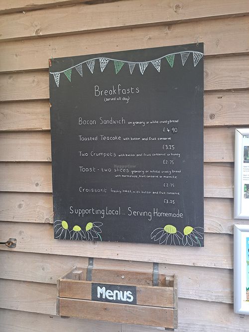 Breakfast at Haughmond Hill Café in Shrewsbury
