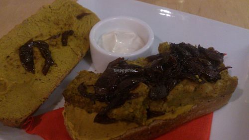 Pate sandwich with mayo at W Gruncie Rzeczy in Warsaw