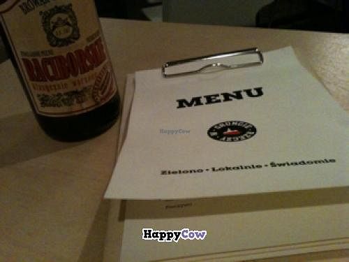 Menu & Beer at W Gruncie Rzeczy in Warsaw