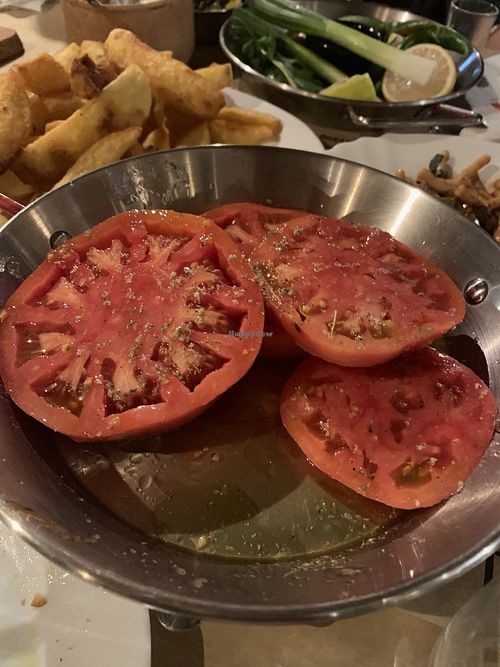 fresh tomatoes from the family restaurant  at Potamos in Farmakas