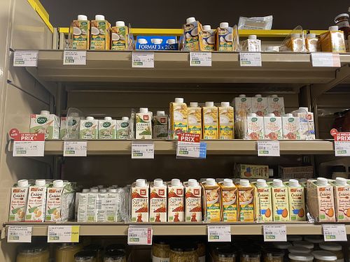 Lait végétal pour cuisiner   at So.bio in Nancy