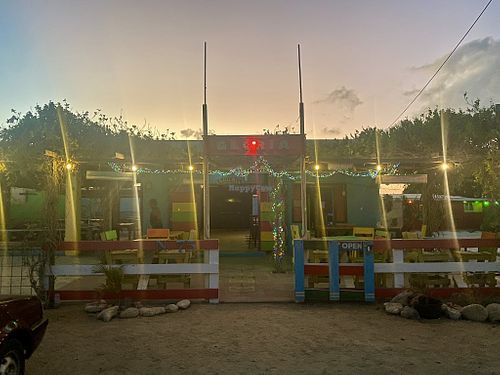 Entrance/view from the road   at La Gloria in Noord