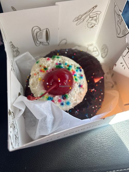 Vegan Neapolitan   at Sidecar Doughnuts & Coffee in Costa Mesa