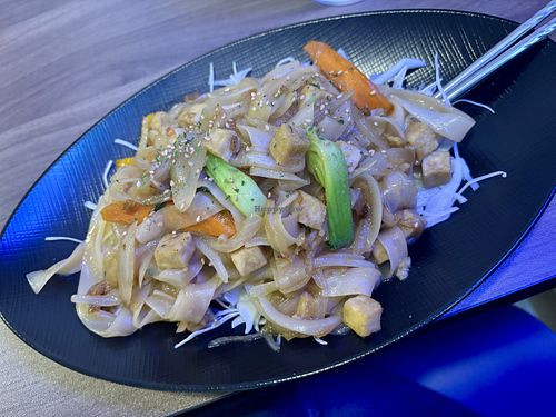 Stir-fry soy garlic (tofu)  at Naked Chicken in Harrison Hot Springs