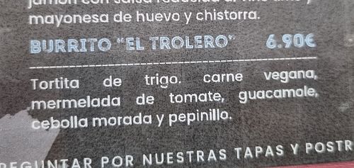  at Family Burger in El Portil