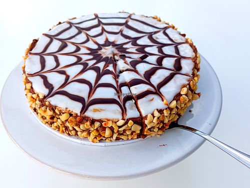 Hungarian Esterhazy Torte (chocolate and hazelnut) at Around the World Bakes in Preston