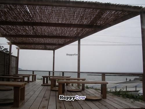 Outside terrace. at Sairam in Kamakura