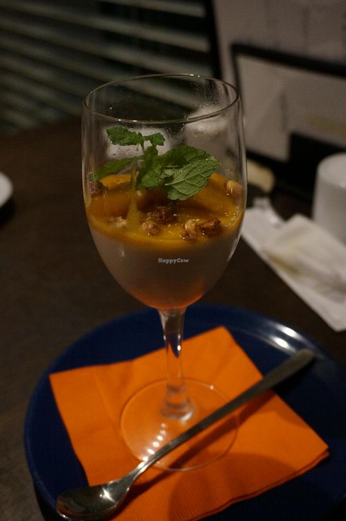 Mango and Coconut Blancmange at Cafe Life Force in Kamakura