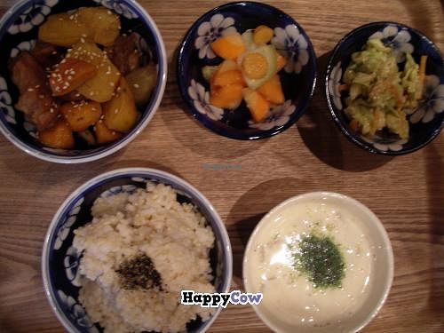 Lunch set. at Poleyale in Tokyo