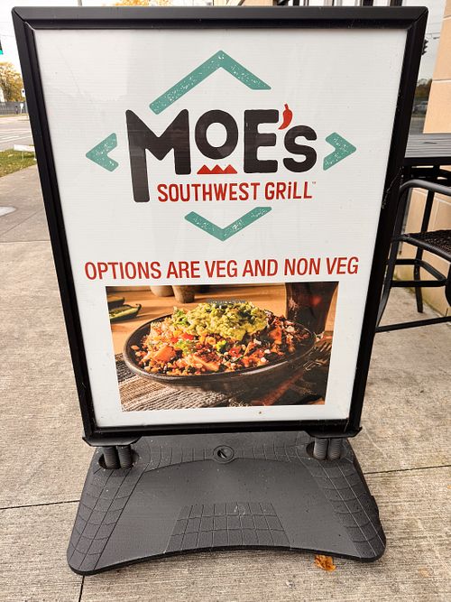 Sign Outside   at Moe's Southwest Grill in Niagara Falls