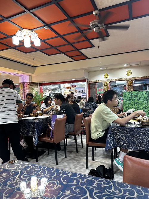 Inside seating   at Calcutta Indian Food in Taipei