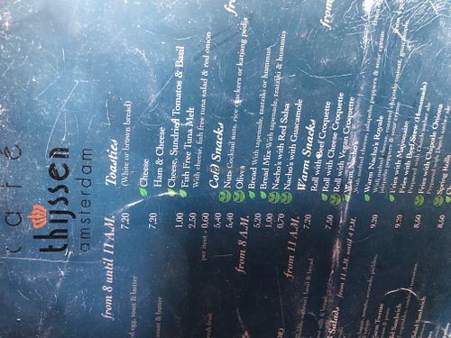  at Café Thijssen in Amsterdam