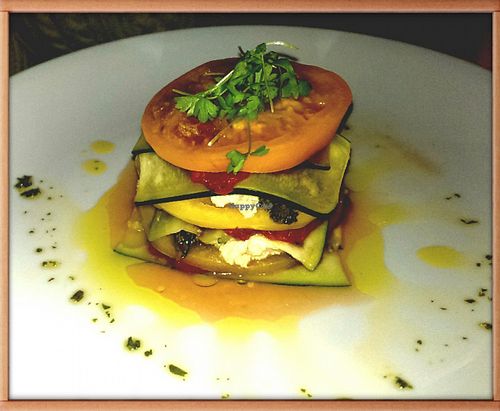 raw lasagna at The Cider Press Cafe in Naples