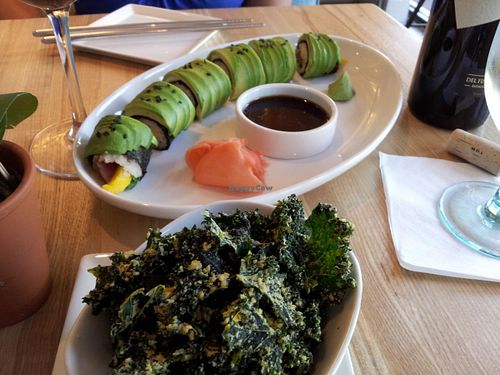 Florida Roll and Kale Chips at The Cider Press Cafe in Naples