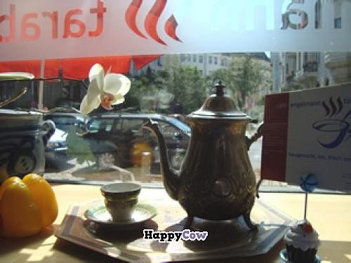 view out of our window at Cafe Kuchen in Berlin