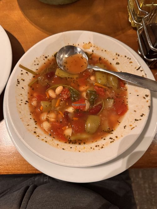 Vegan Minestrone Soup   at Olive Garden in Amherst