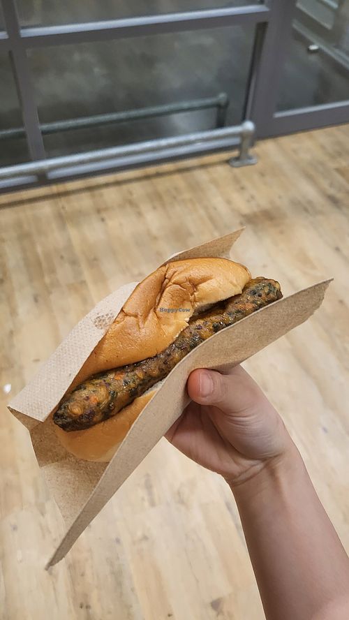 Veggie dog at IKEA in Springvale