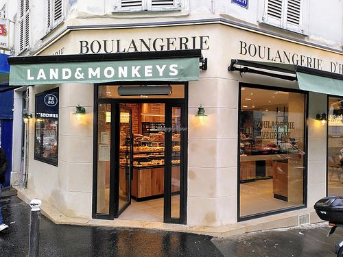 Façade at Land & Monkeys - Montmartre in Paris