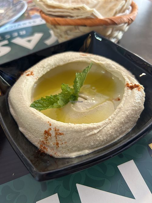 Hummus  at Restaurante Yasmin in San Pedro De Alcantara