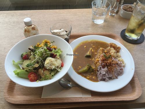 UKarry (Japanese curry lunch) at Ukafe in Tokyo