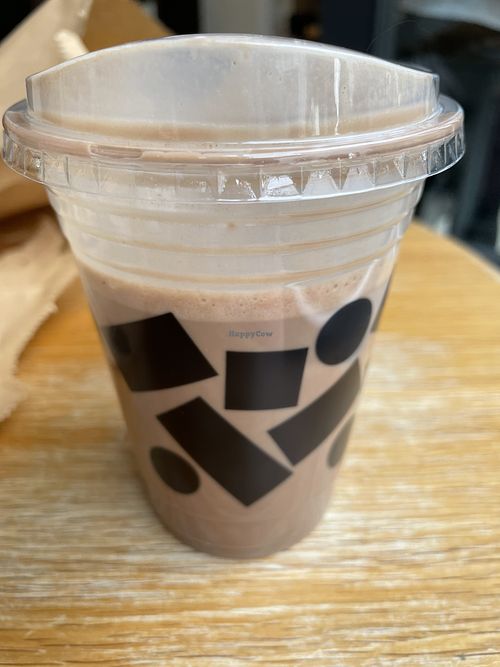 Dark ginger iced chocolatee  at Knoops in Guildford