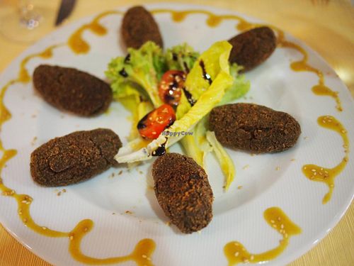 Spinach croquettes. Those were fantastic. at The Spice Route in Ronda