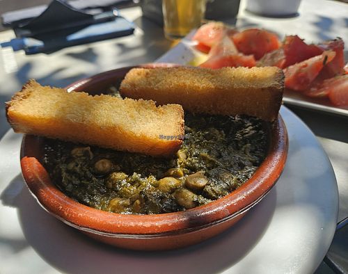 Tasty vegan options at Taberna Bretones in Los Marines