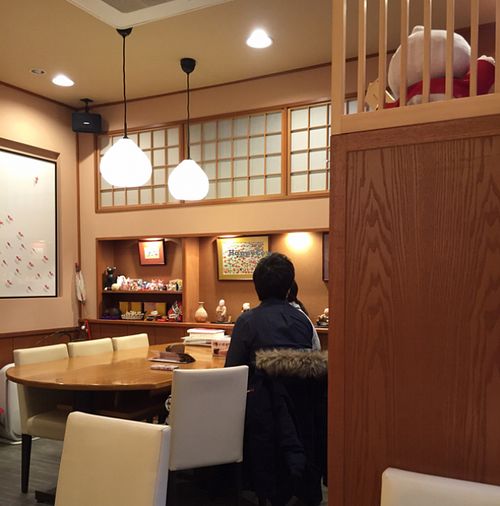 inside  at Kanro Shichifukujin in Tokyo