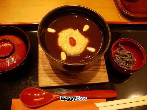 Kuri senzai 850yen at Kanro Shichifukujin in Tokyo