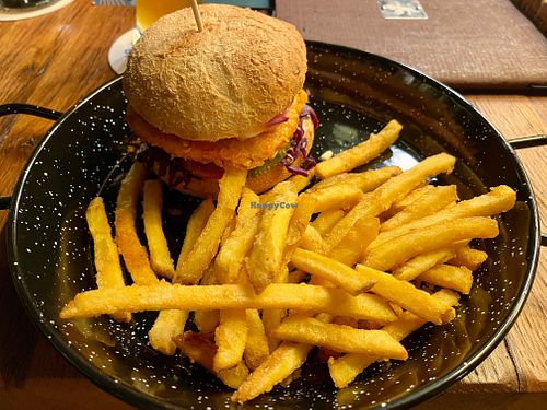 Veganer BBQ Burger at Stadtkind in Braunschweig