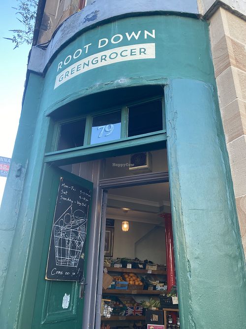 Entrance  at Root Down in Edinburgh