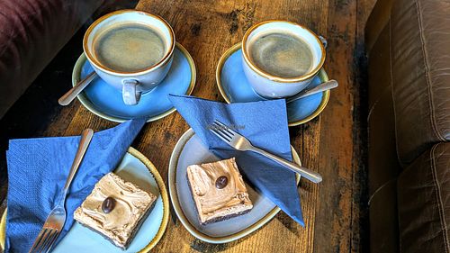 Coffee and cake at Java Coffee Shop in Keswick