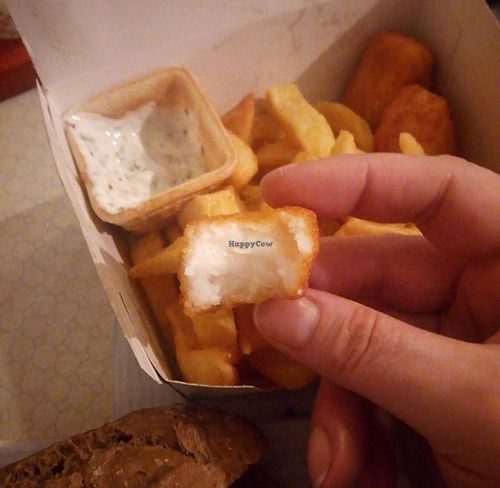 "Plant Based Vish & Chips" at Nordsee - Berlin Gesundbrunnen-Center in Berlin