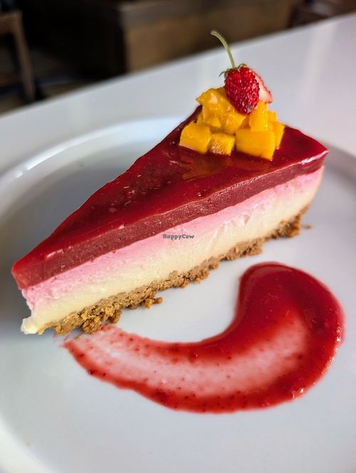 Cheesecake at Satdha Plant Based Thai Kitchen in Santa Monica