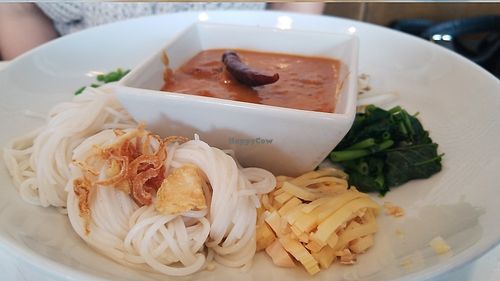 Tempeh with Broccoli at Satdha Plant Based Thai Kitchen in Santa Monica