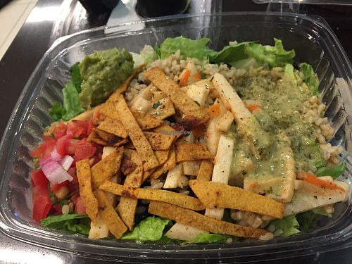 real food salad  at LAX - Real Food Daily - T4 in Los Angeles