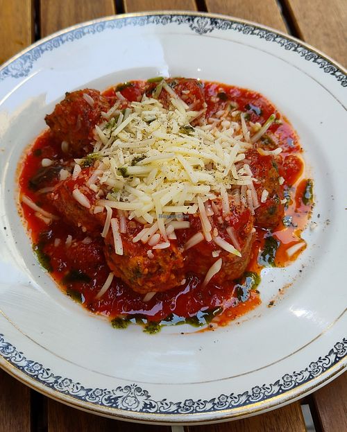 Meatballs at Bodega Charlies in Sitges