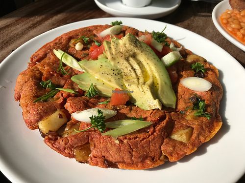 Vegan omelette - some great breakfast options! 😋 at The Almond Tree in Brighton