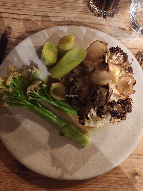 Baked cauliflower at Karoline Restaurant in Ramberg