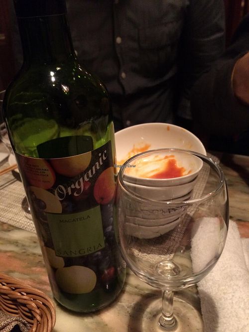 Delicious organic sangria at Sumi-Bio in Tokyo