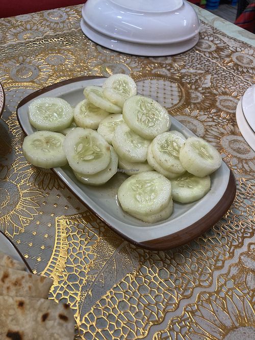 Cucumber salad  at Masala Indian Food and Hostel in Bangkok