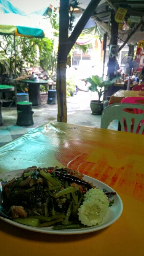 inside at Vegetarian Restaurant in Khon Kaen