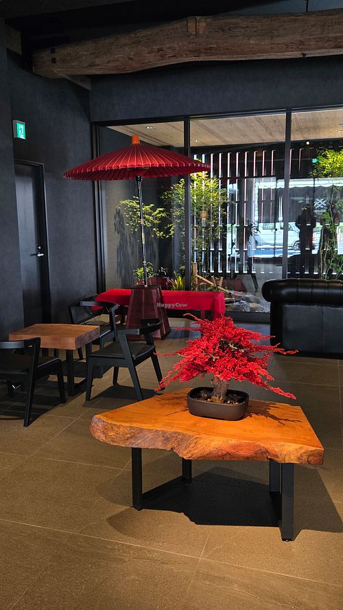 Interior at cafe SHU in Beppu