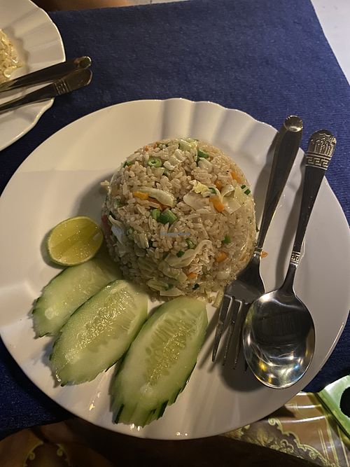 Fried rice (ask without eggs)  at Souksanh Guesthouse in Don Khon