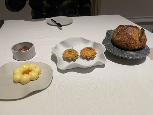 Plant-based tasting menu   at Bahia in Balzan