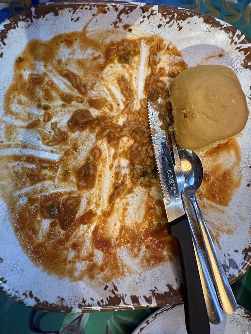 Well that’s all that was left when I remembered to take a photo   at Olde NOLA Cookery in New Orleans