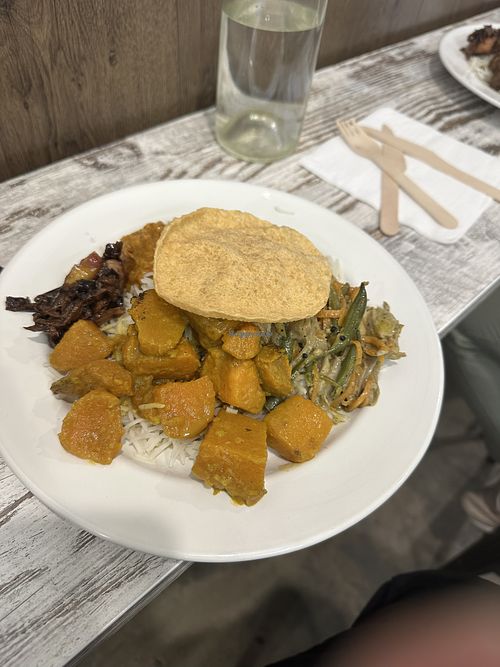 Full of vegan goodness   at Fusion Ceylon in Werribee